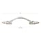 Gliderite Hardware 3-1/2 in. Center to Center Satin Nickel Rustic Cabinet Pull - 4116-SN, 5PK 4116-SN-5 - alternate 4